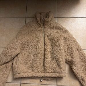 Women’s Hollister Tan Sherpa Sweater